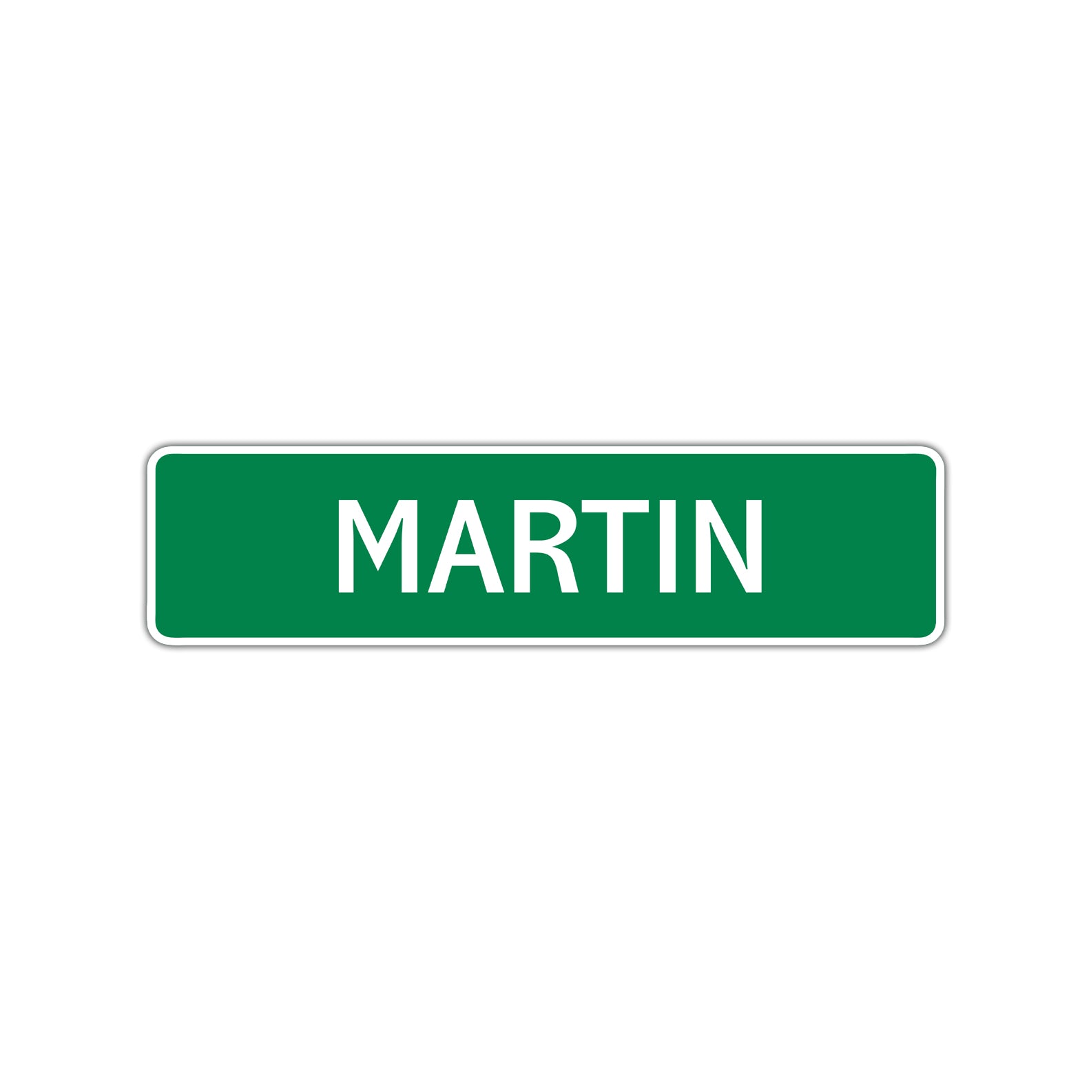 Martin Street Sign Children Name Room Plate