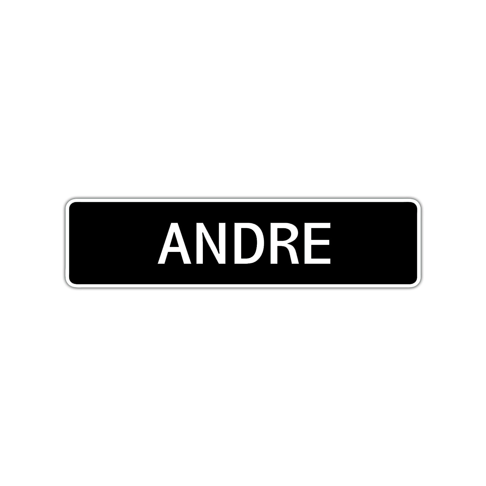 Andre Street Sign Children Name Room Plate