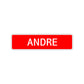 Andre Street Sign Children Name Room Plate