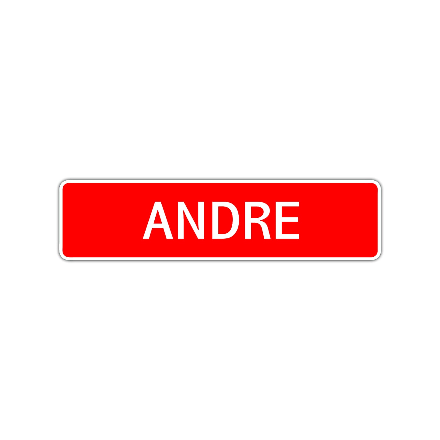 Andre Street Sign Children Name Room Plate