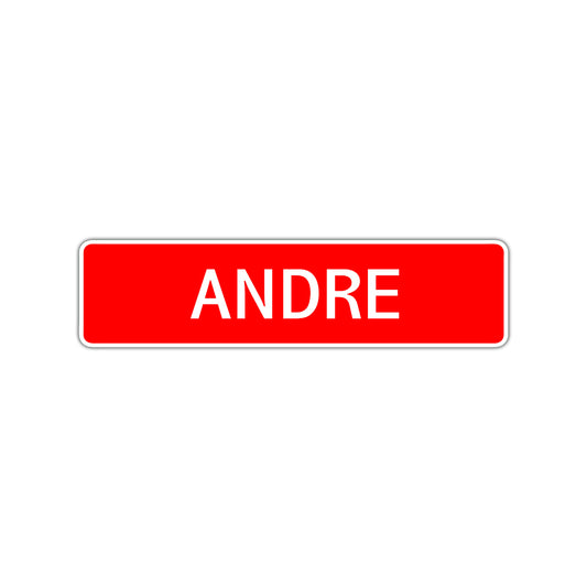 Andre Street Sign Children Name Room Plate