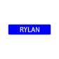 Rylan Street Sign Children Name Room Plate