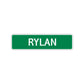 Rylan Street Sign Children Name Room Plate