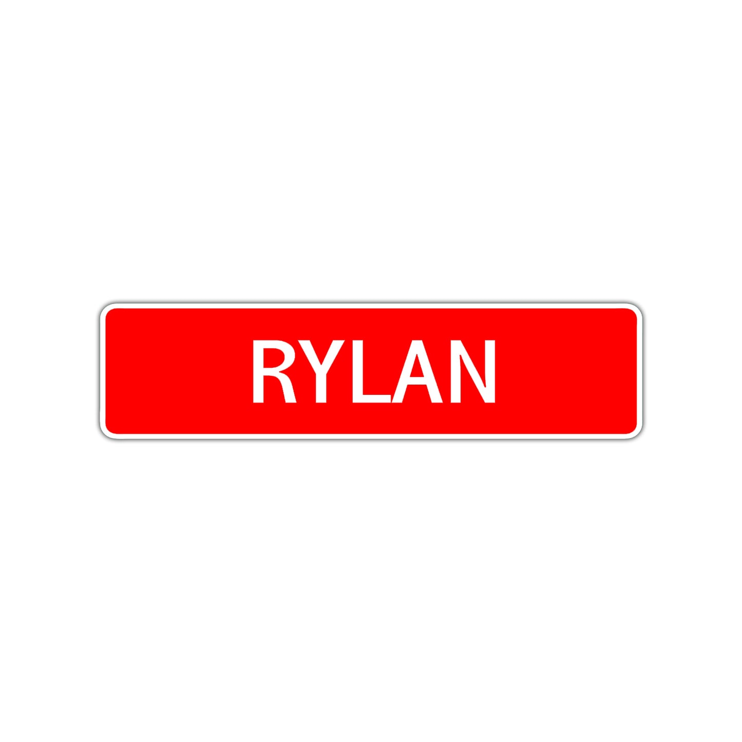 Rylan Street Sign Children Name Room Plate