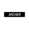 Archer Street Sign Children Name Room Plate