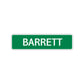 Barrett Street Sign Children Name Room Plate