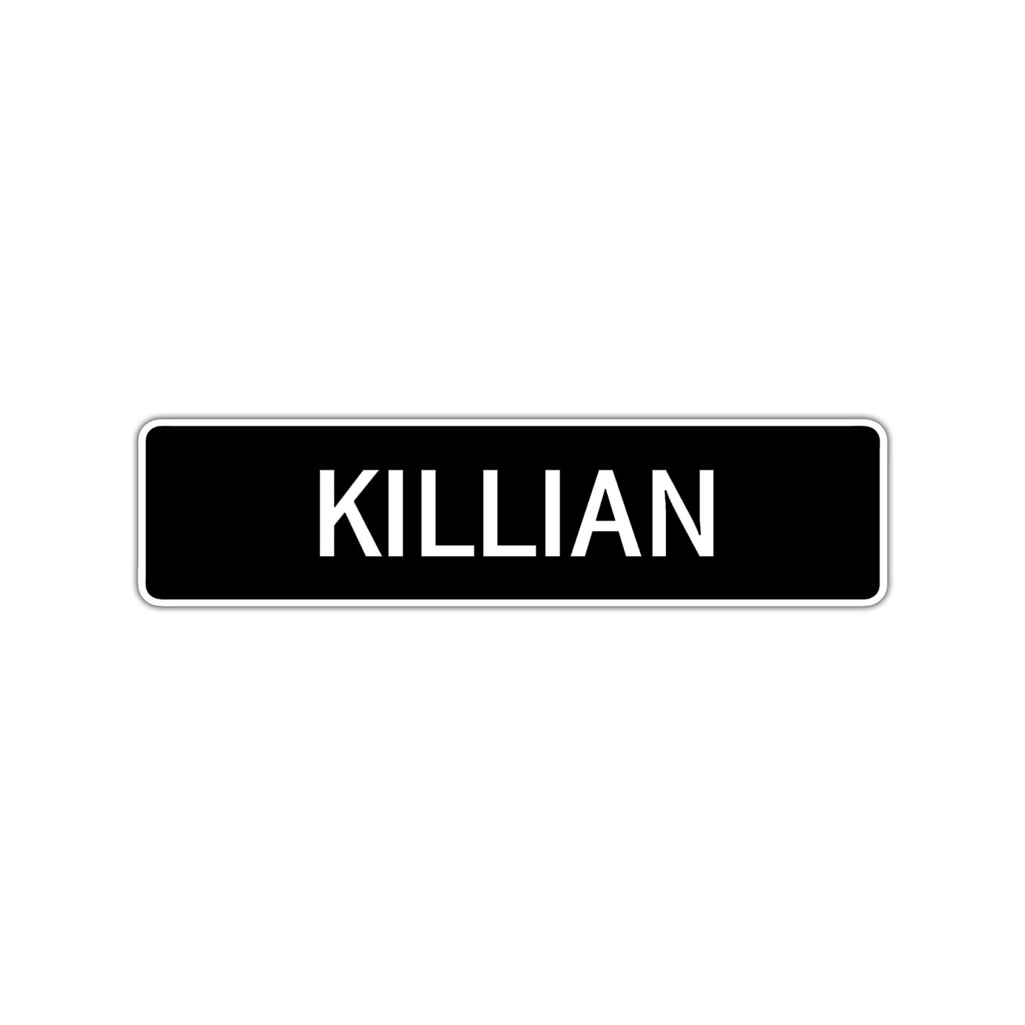 Killian Street Sign Children Name Room Plate