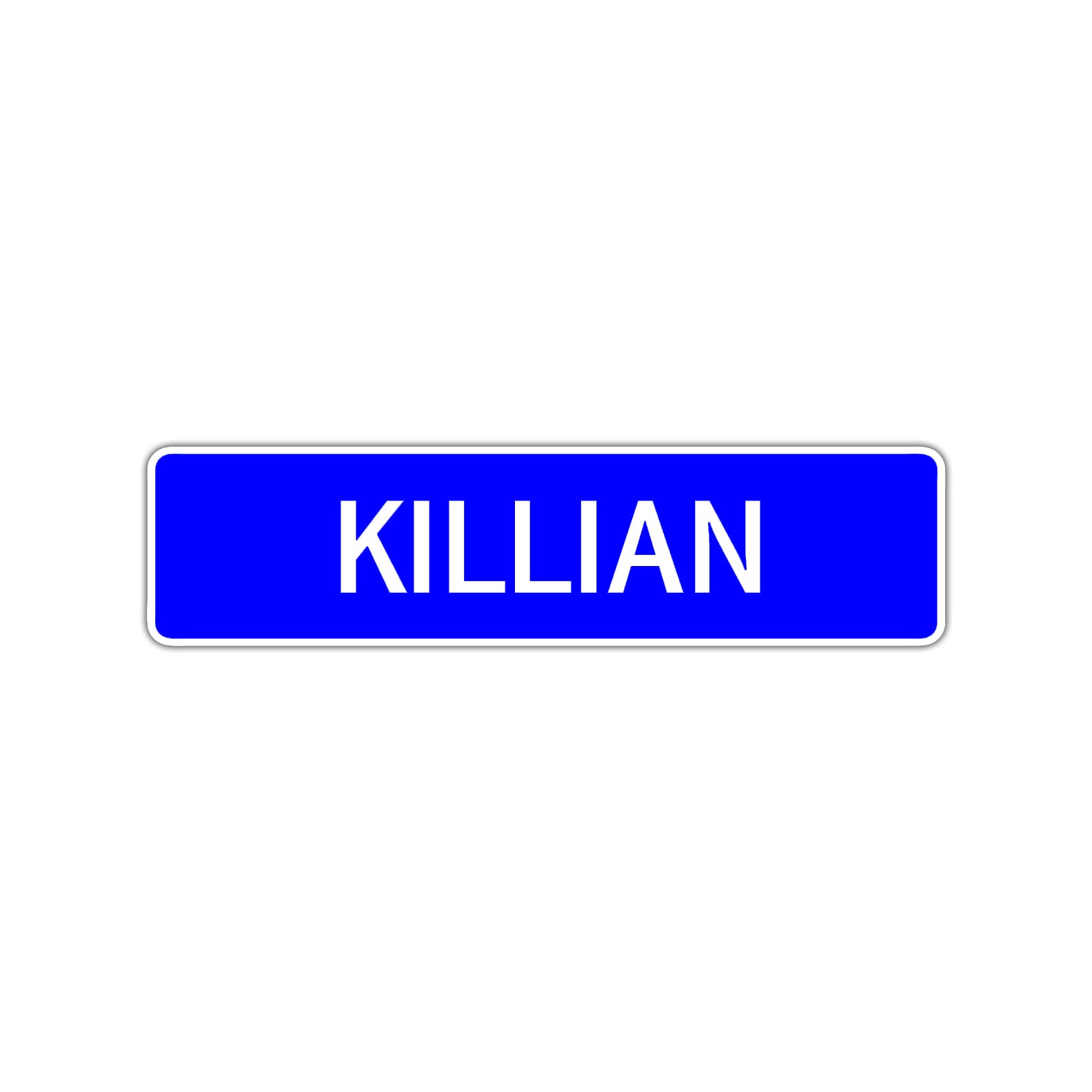 Killian Street Sign Children Name Room Plate
