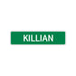 Killian Street Sign Children Name Room Plate