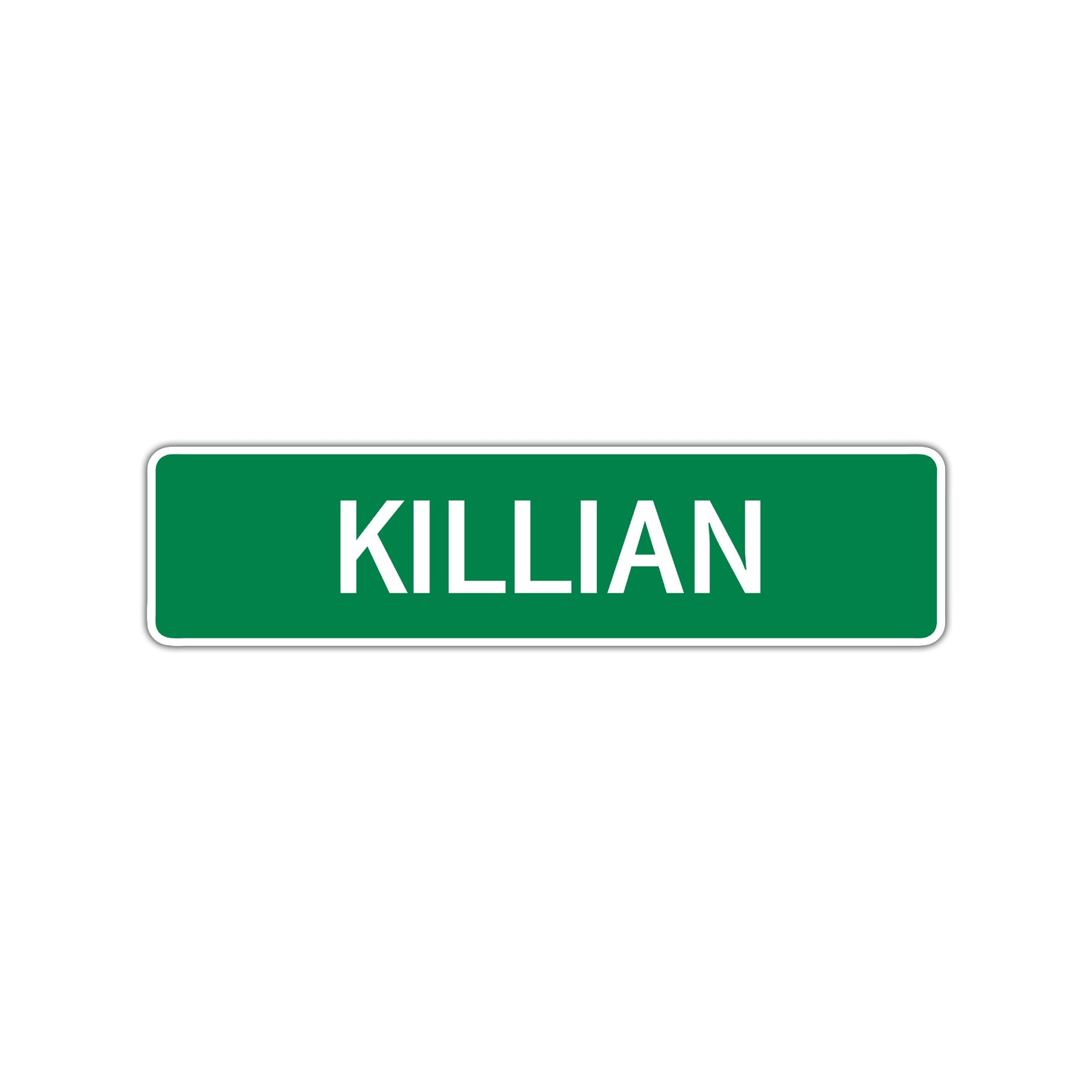 Killian Street Sign Children Name Room Plate