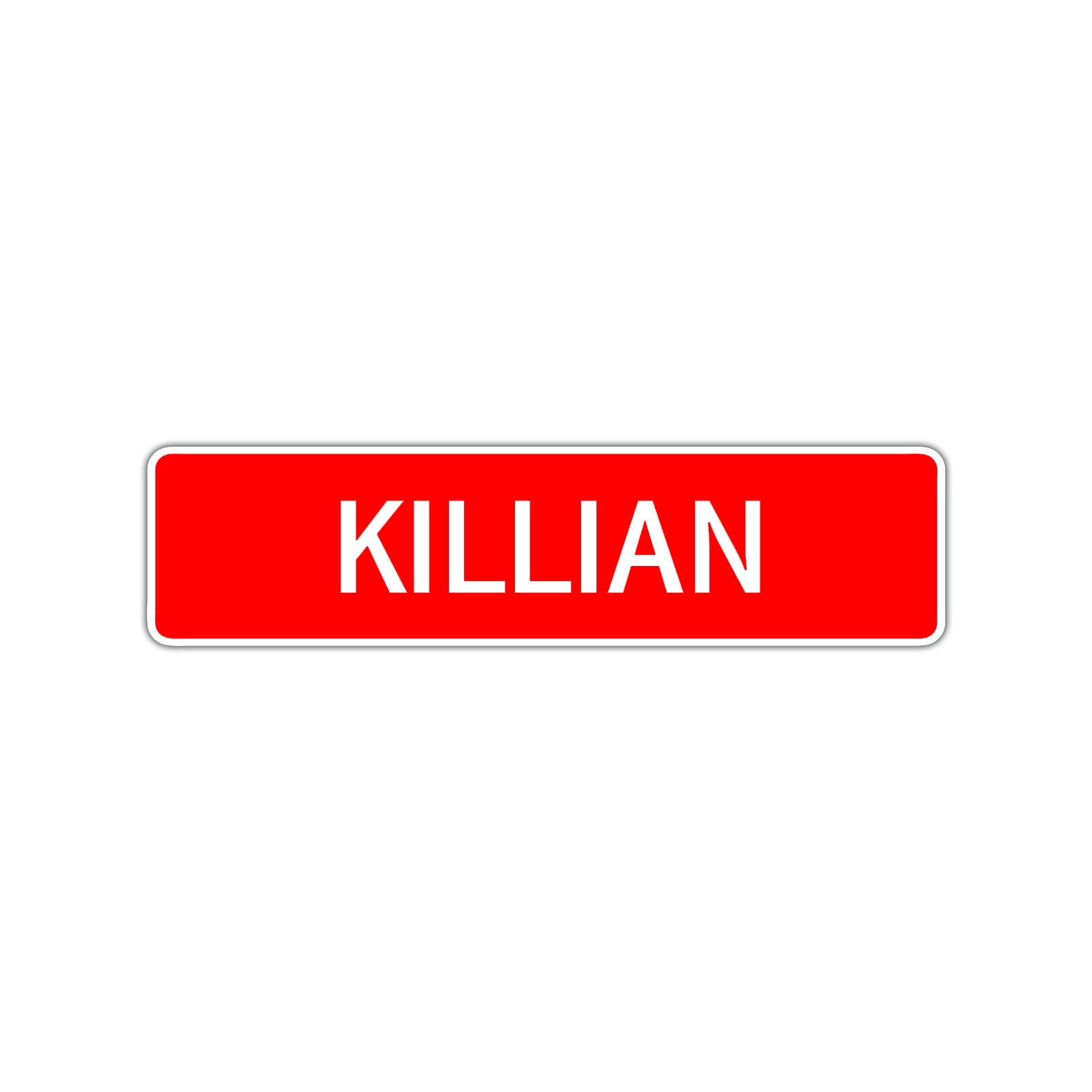 Killian Street Sign Children Name Room Plate