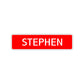 Stephen Street Sign Children Name Room Plate
