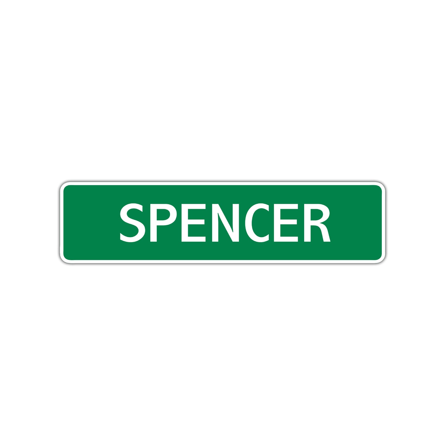 Spencer Street Sign Children Name Room Plate