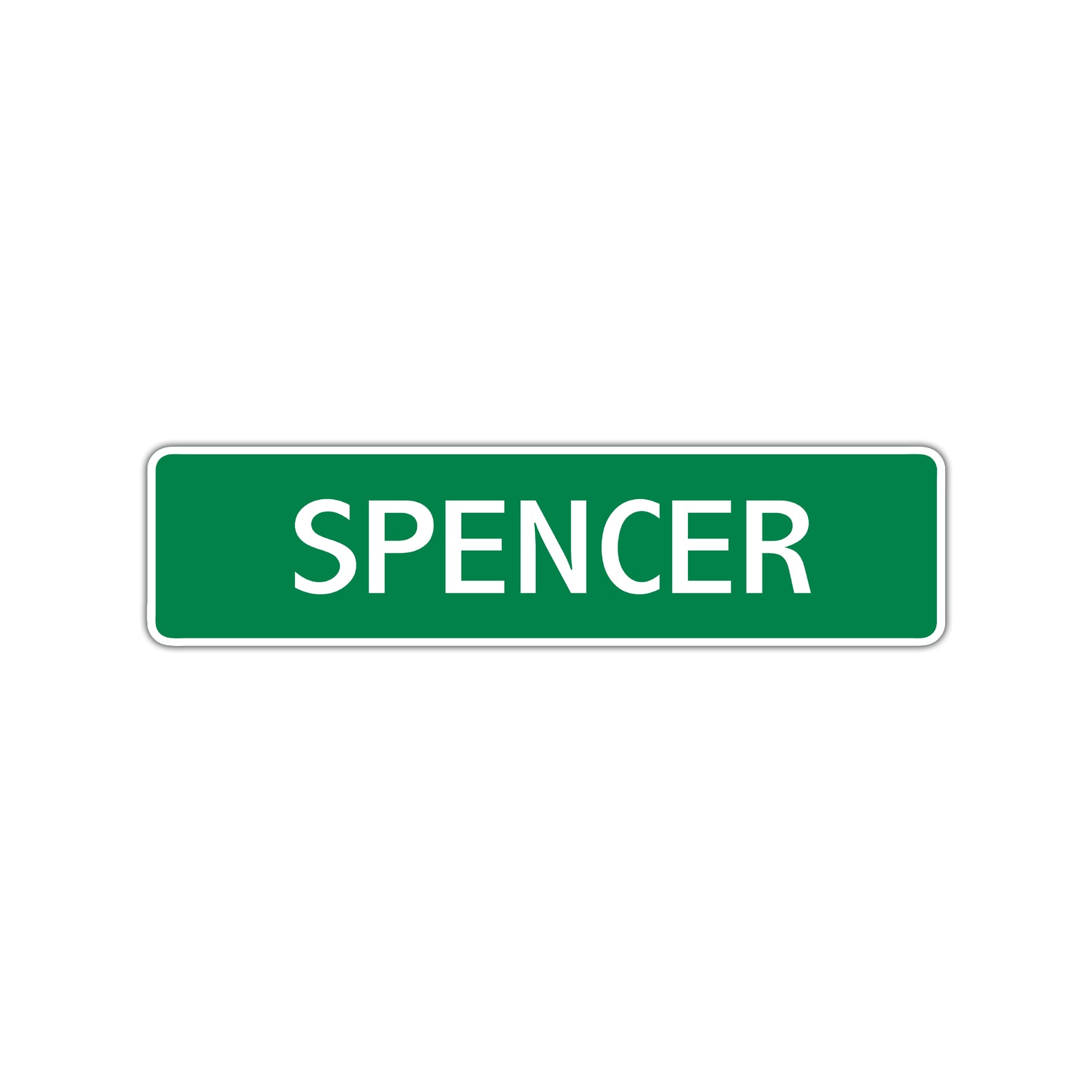 Spencer Street Sign Children Name Room Plate