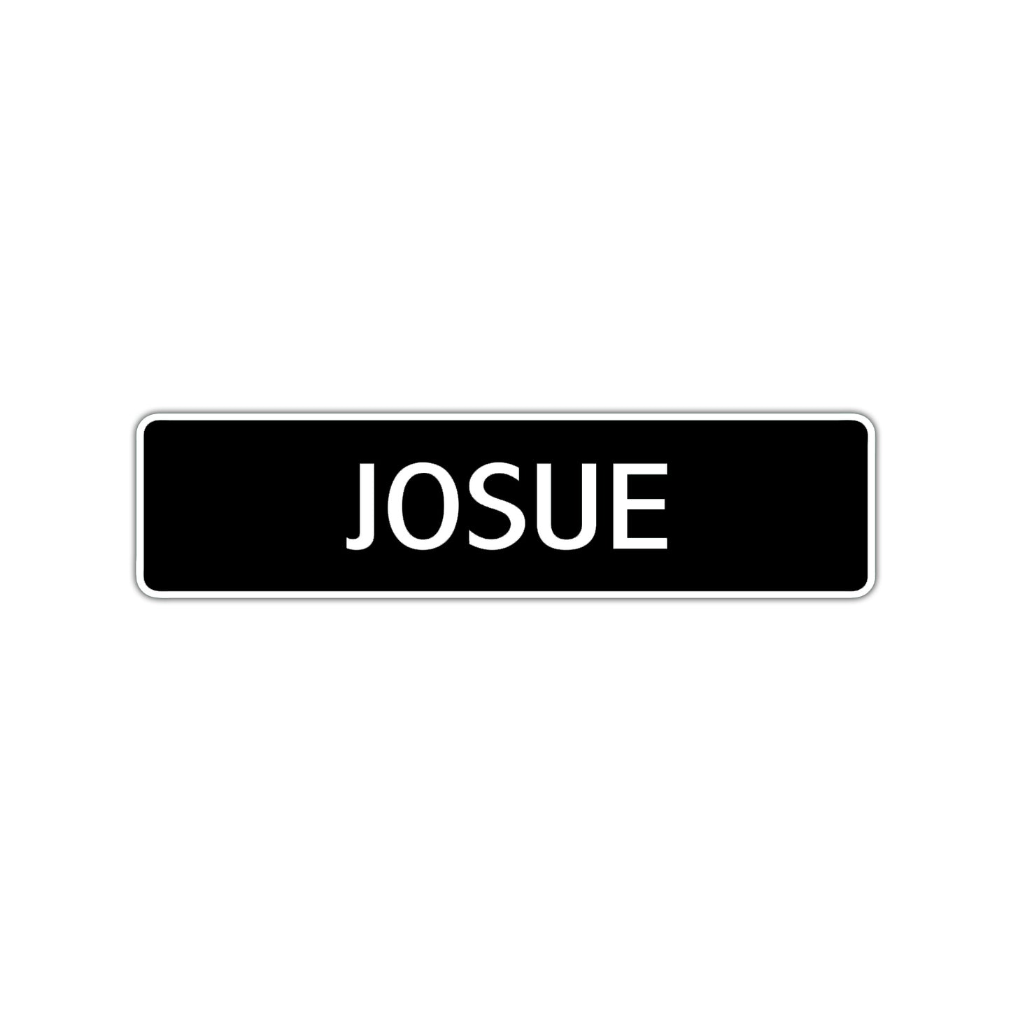 Josue Street Sign Children Name Room Plate