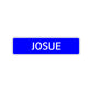 Josue Street Sign Children Name Room Plate