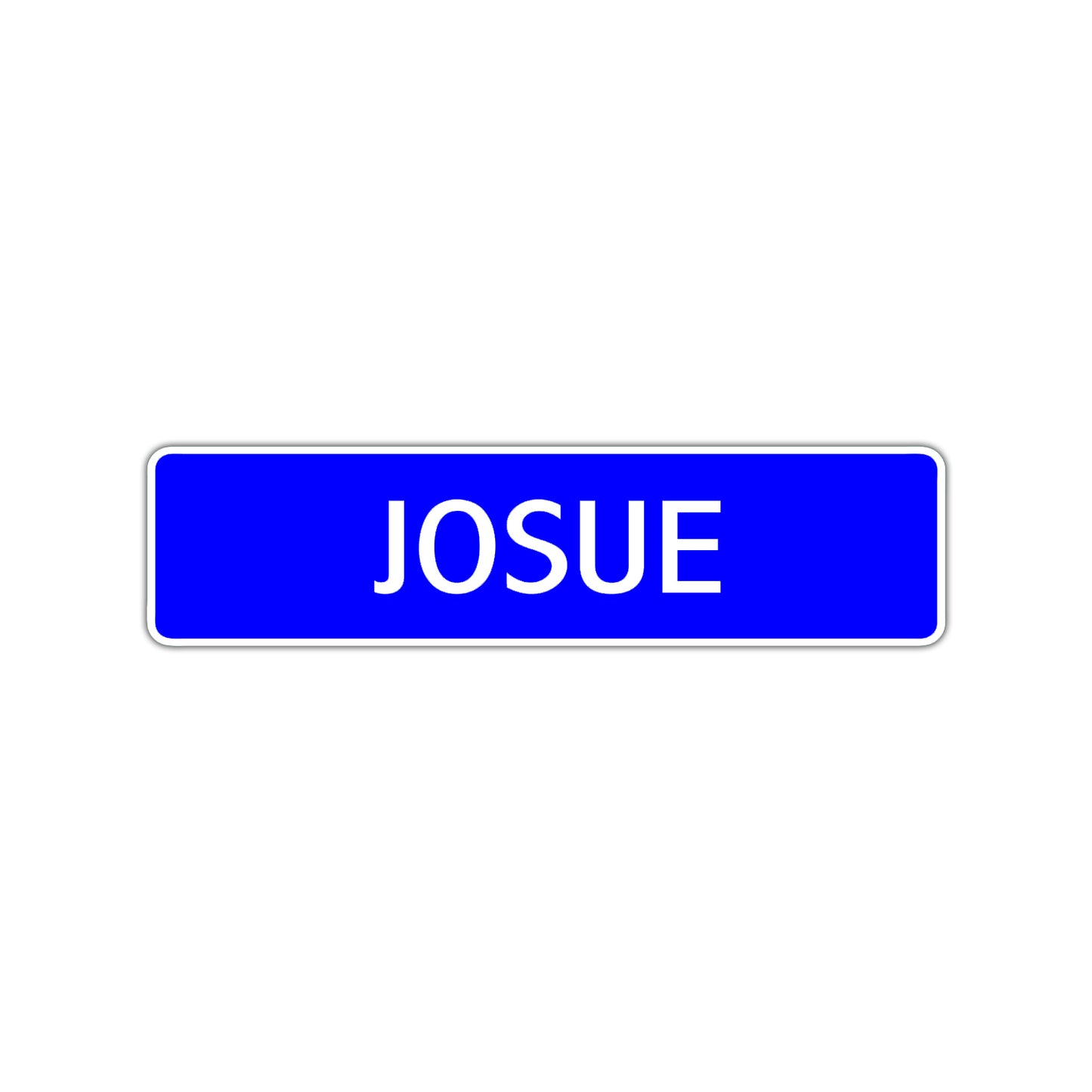 Josue Street Sign Children Name Room Plate