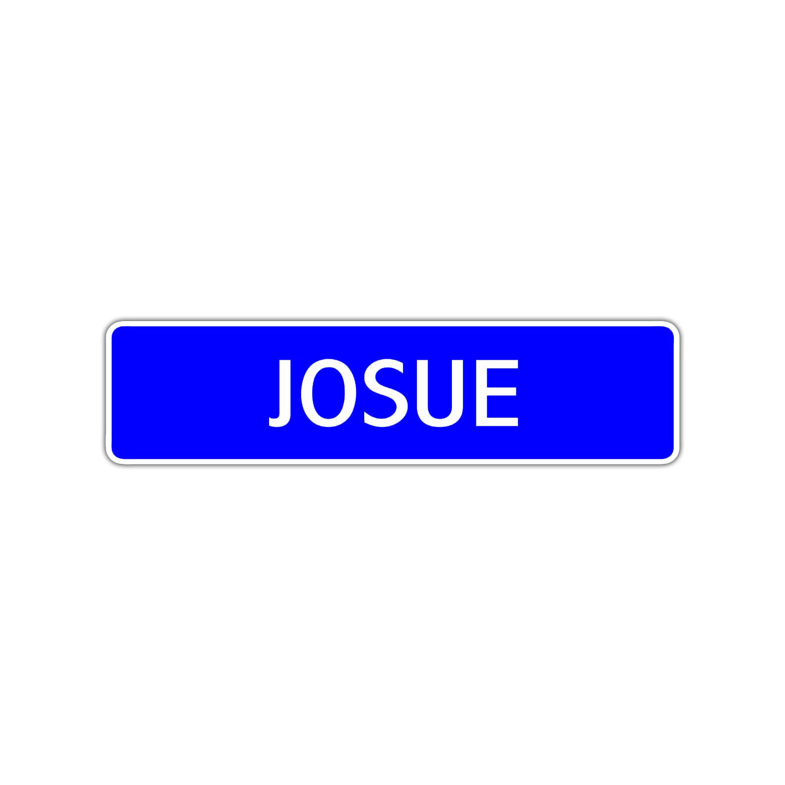 Josue Street Sign Children Name Room Plate