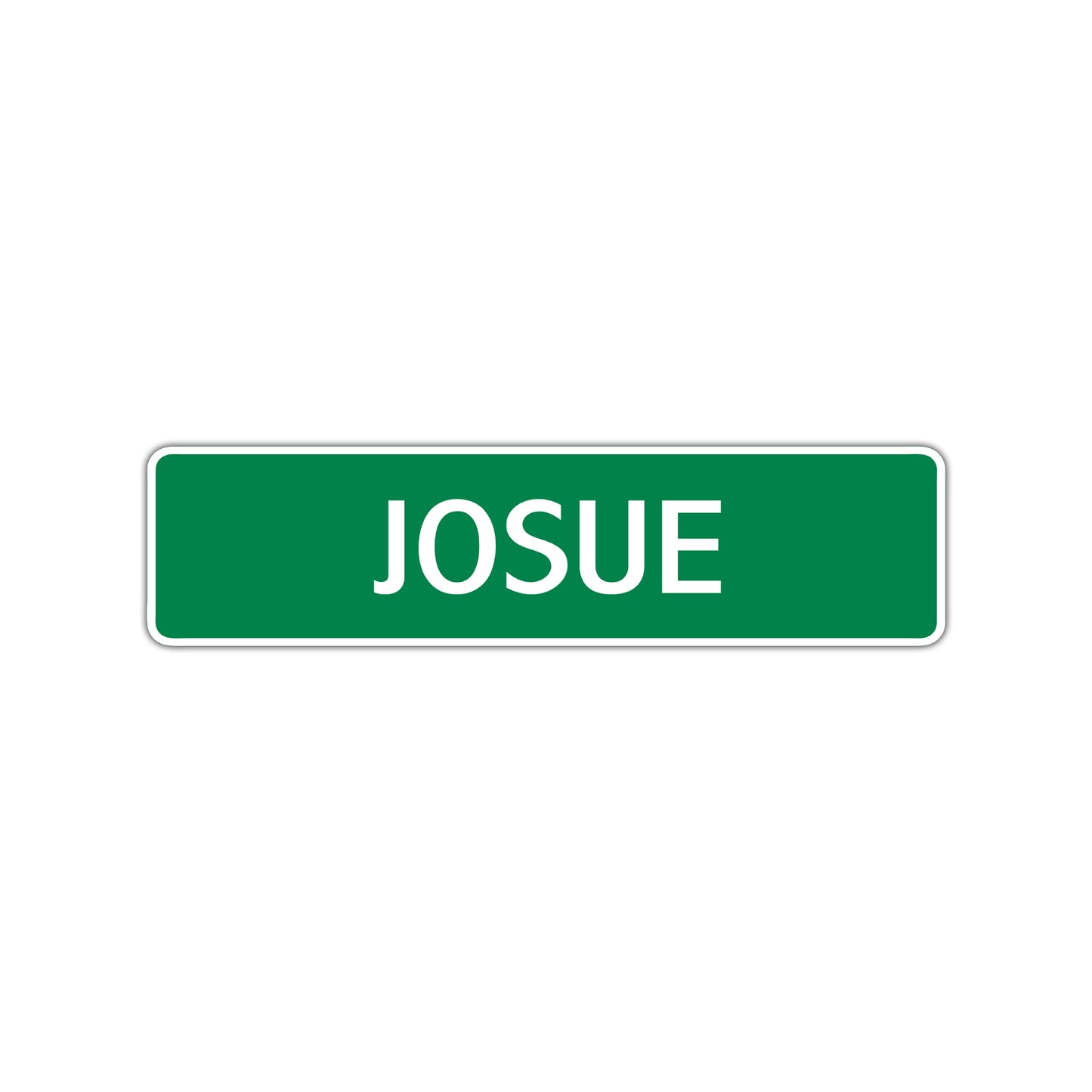 Josue Street Sign Children Name Room Plate