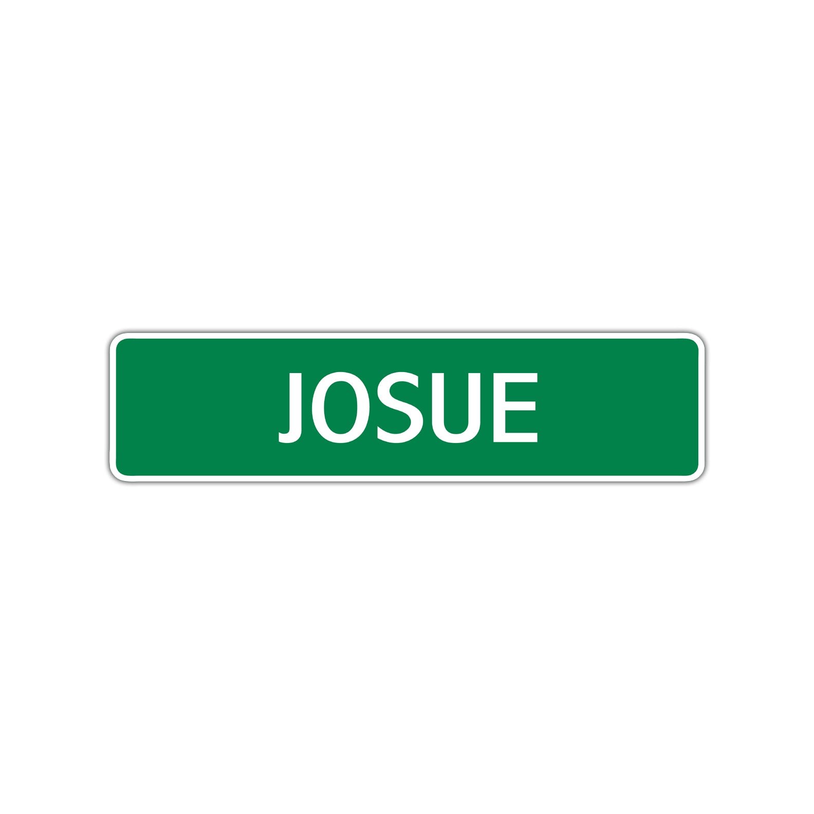 Josue Street Sign Children Name Room Plate