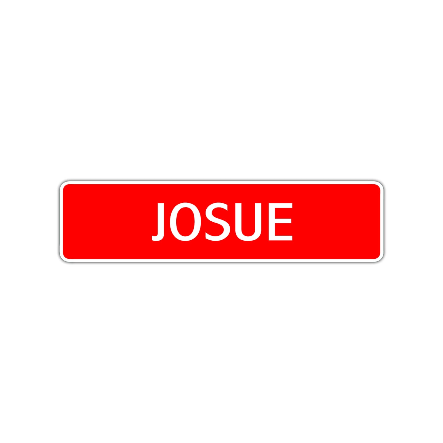 Josue Street Sign Children Name Room Plate