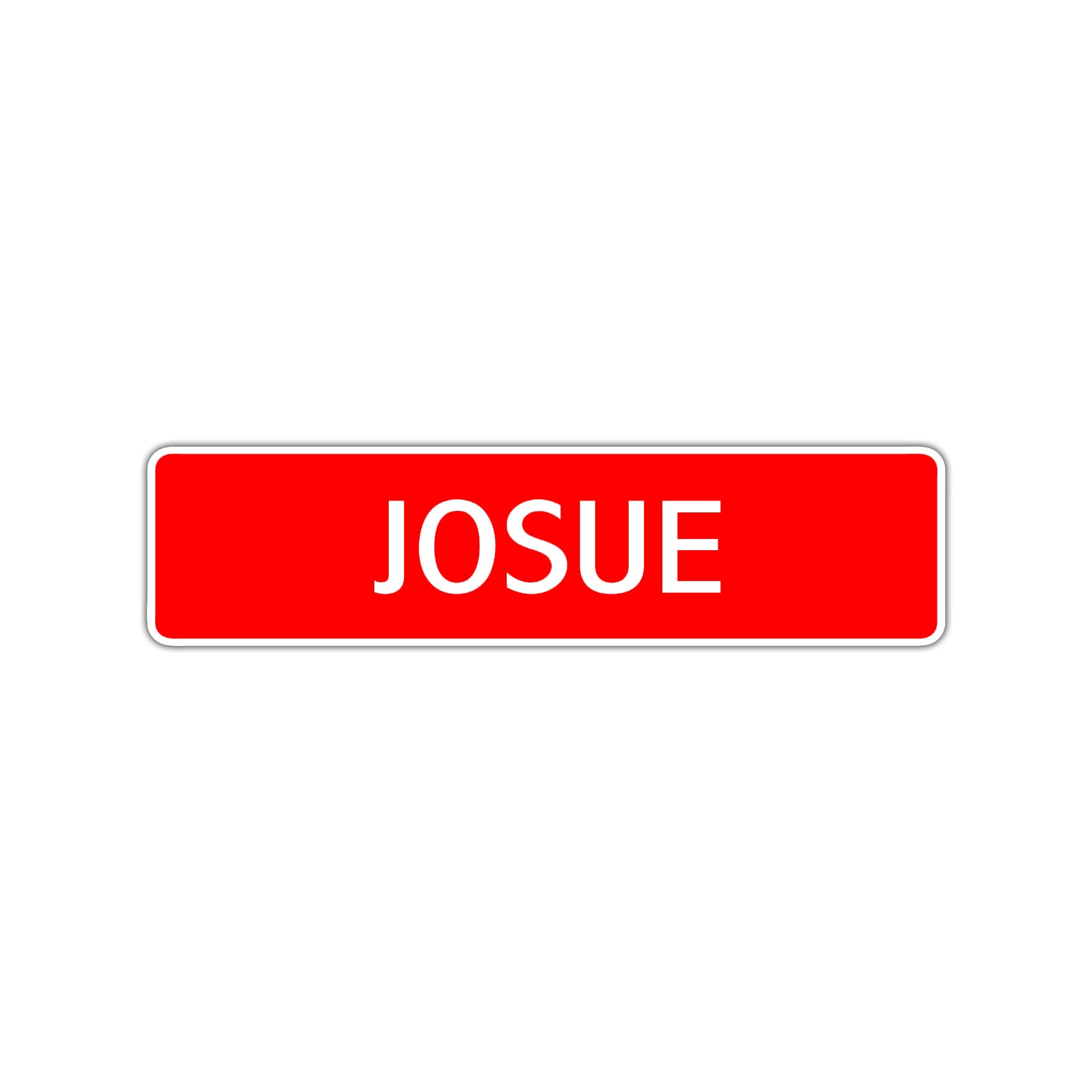 Josue Street Sign Children Name Room Plate