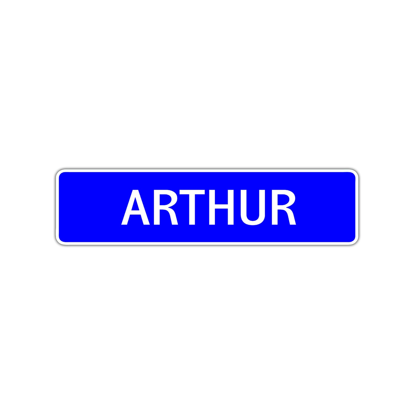 Arthur Street Sign Children Name Room Plate