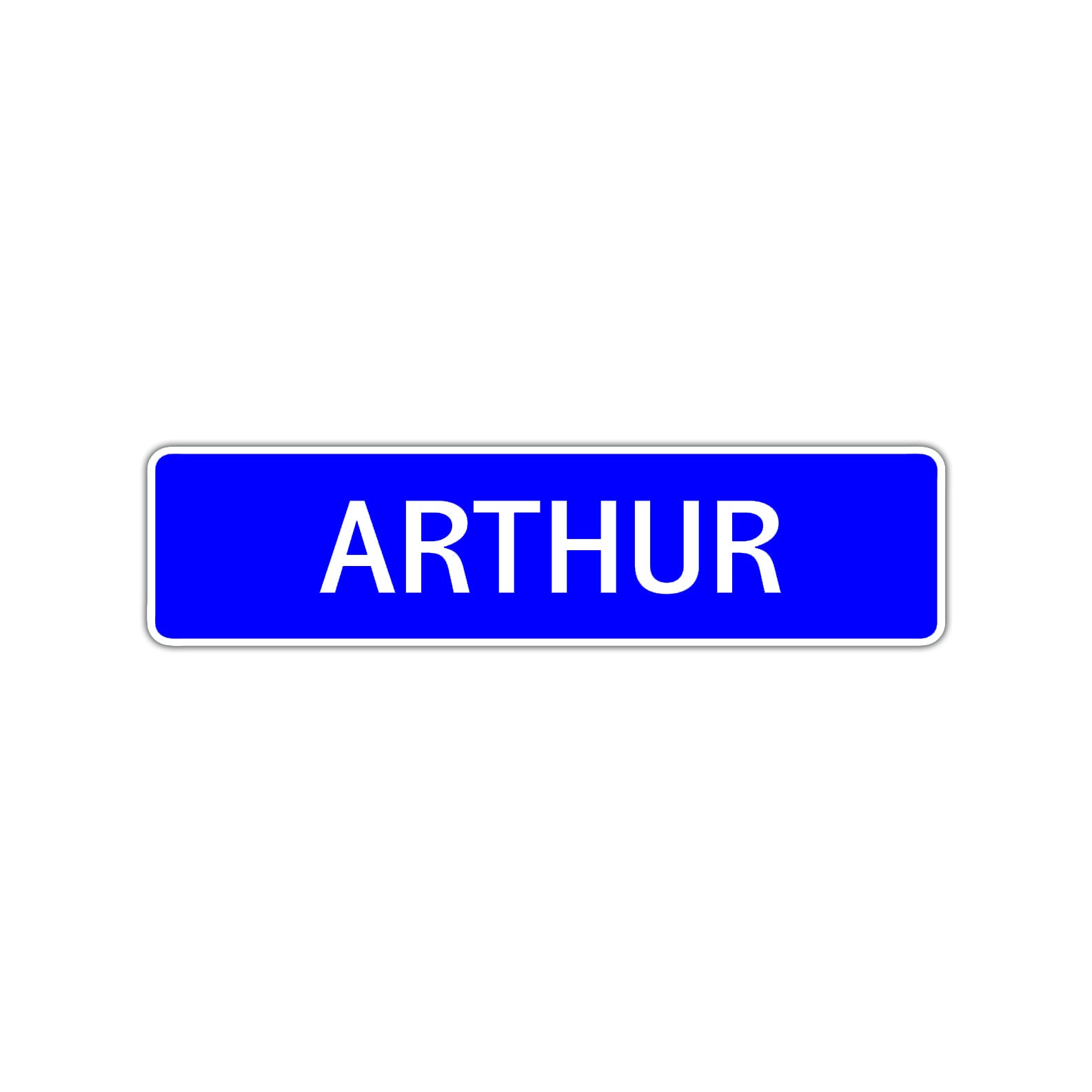 Arthur Street Sign Children Name Room Plate