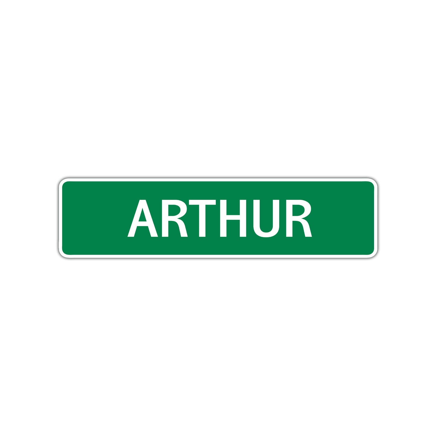 Arthur Street Sign Children Name Room Plate
