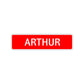 Arthur Street Sign Children Name Room Plate