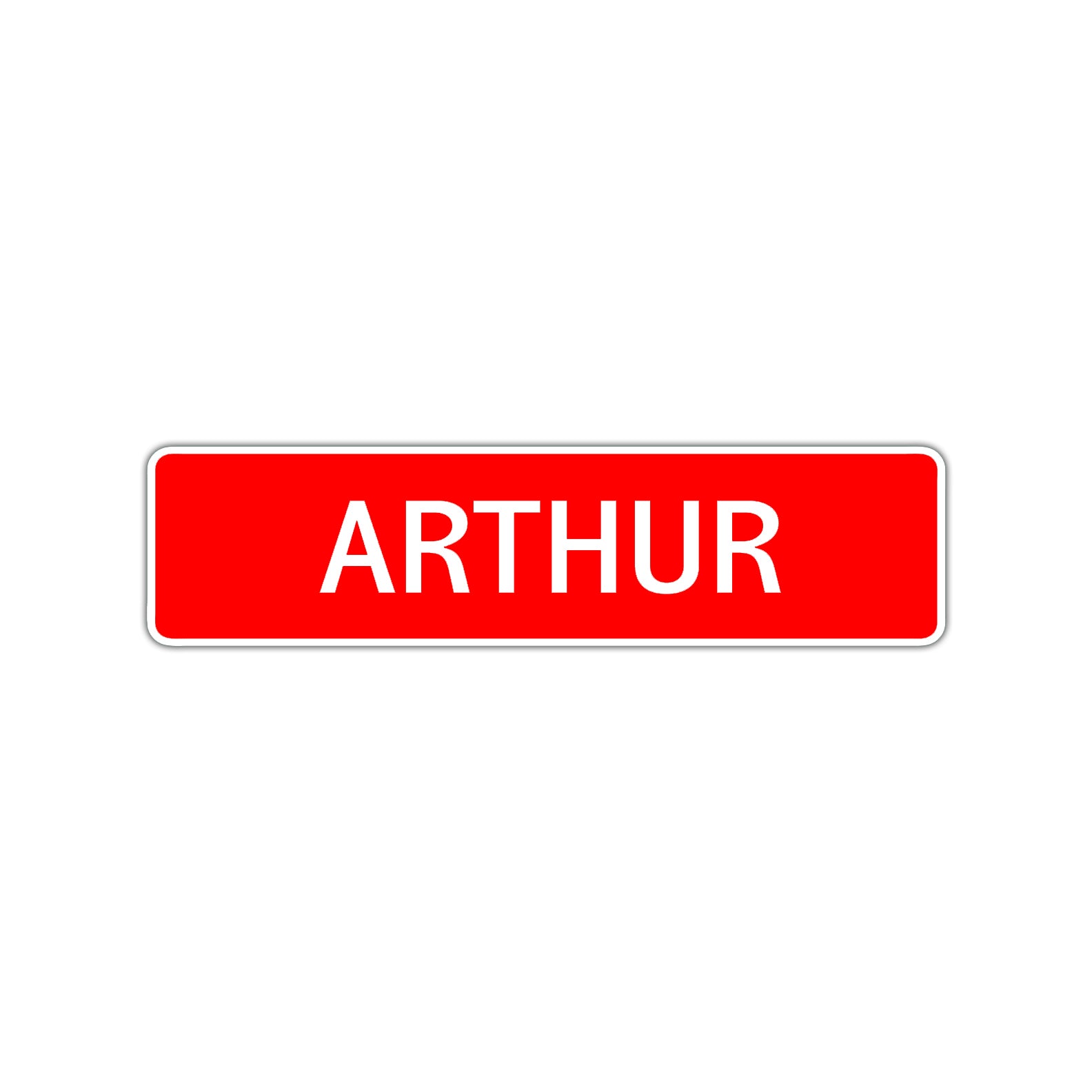 Arthur Street Sign Children Name Room Plate