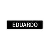 Eduardo Street Sign Children Name Room Plate
