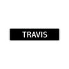 Travis Street Sign Children Name Room Plate