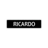 Ricardo Street Sign Children Name Room Plate