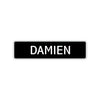 Damien Street Sign Children Name Room Plate