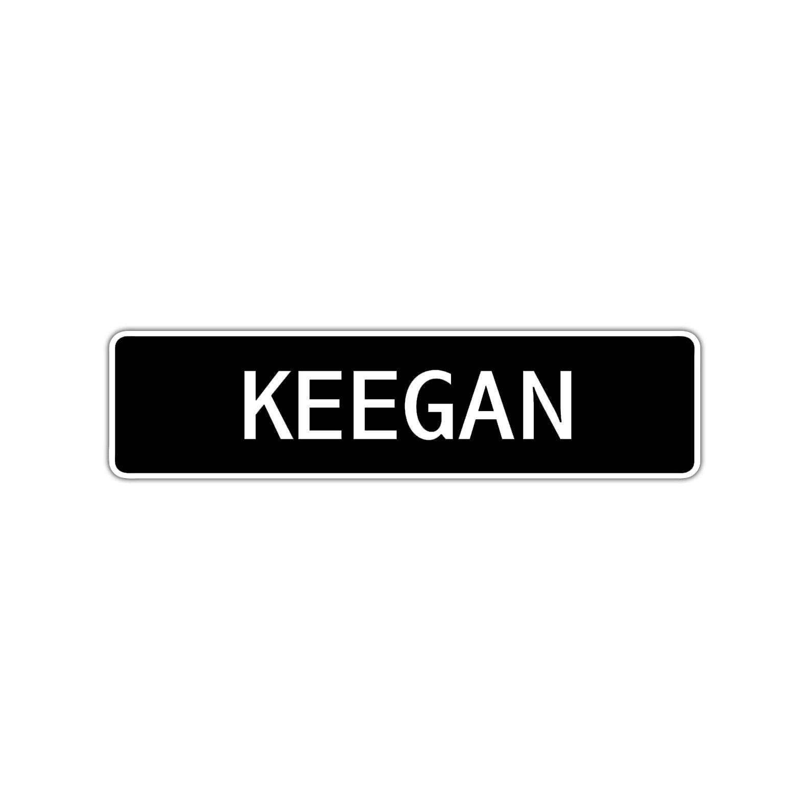 Keegan Street Sign Children Name Room Plate
