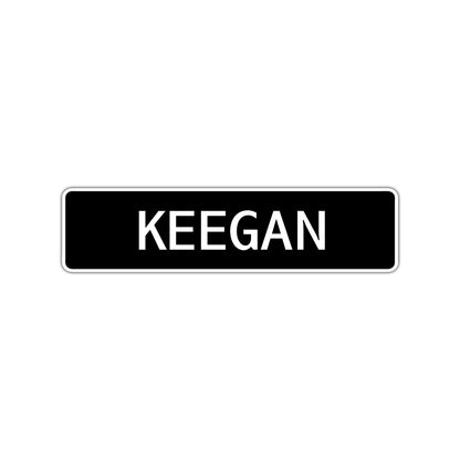 Keegan Street Sign Children Name Room Plate