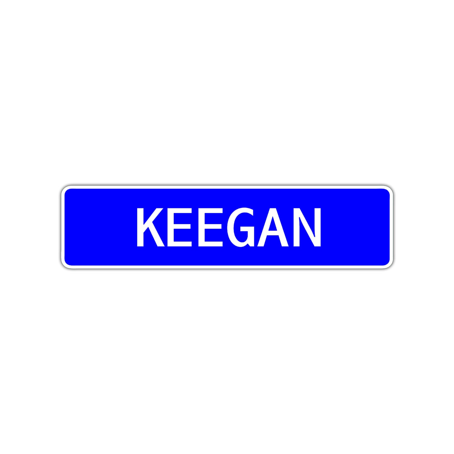 Keegan Street Sign Children Name Room Plate 