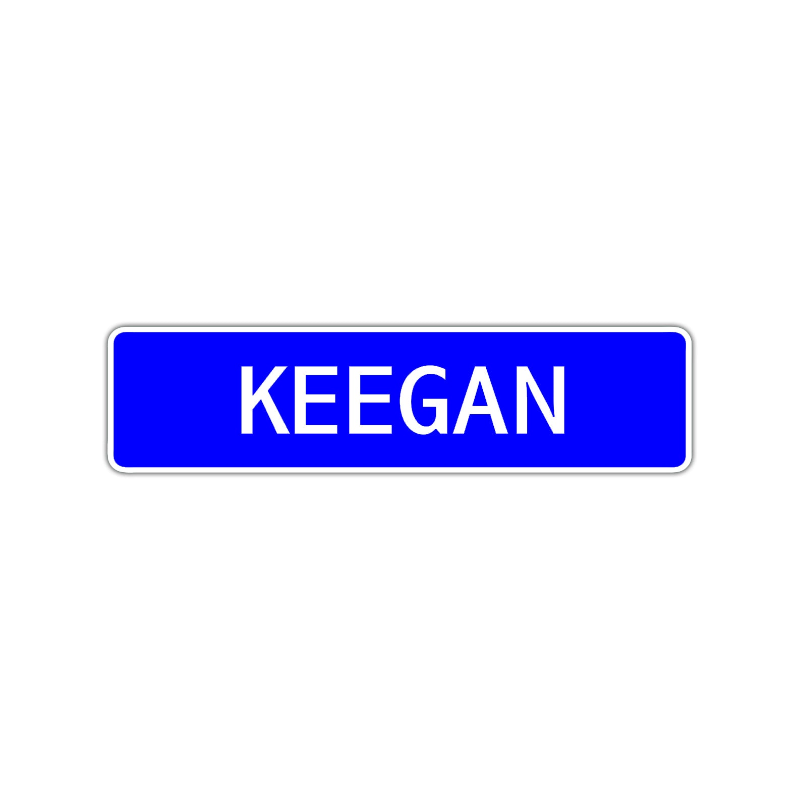 Keegan Street Sign Children Name Room Plate 
