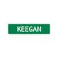 Keegan Street Sign Children Name Room Plate 