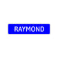 Raymond Street Sign Children Name Room Plate
