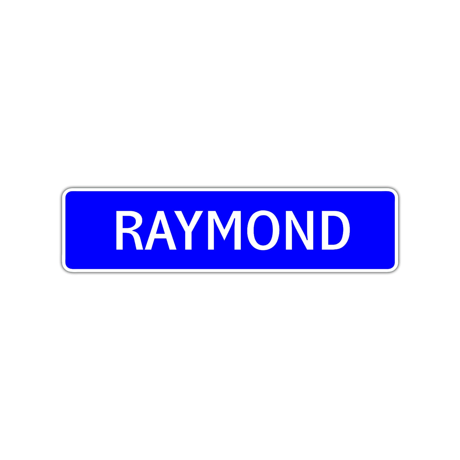 Raymond Street Sign Children Name Room Plate