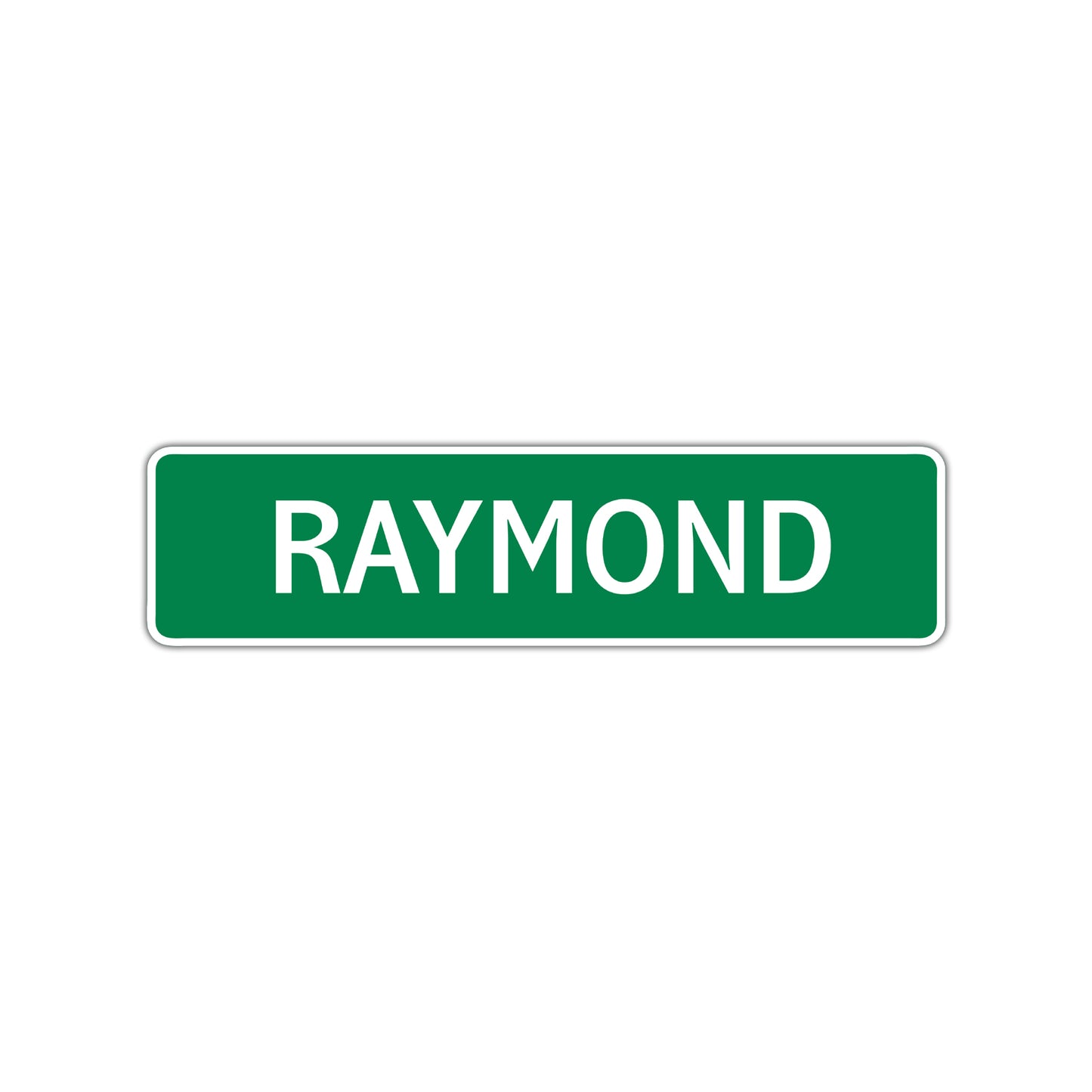 Raymond Street Sign Children Name Room Plate