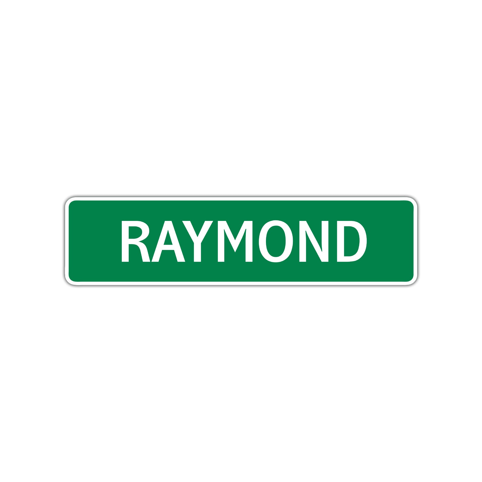 Raymond Street Sign Children Name Room Plate