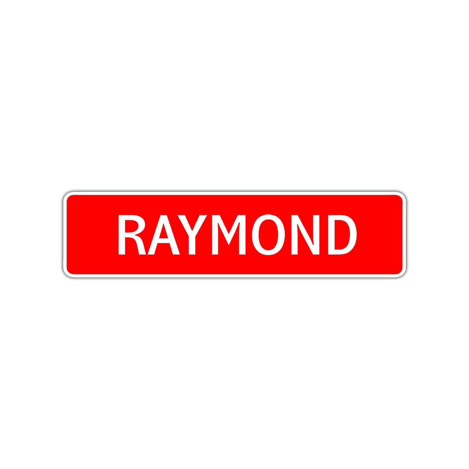 Raymond Street Sign Children Name Room Plate