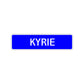 Kyrie Street Sign Children Name Room Plate