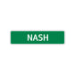 Nash Street Sign Children Name Room Plate