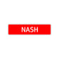 Nash Street Sign Children Name Room Plate