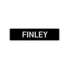 Finley Street Sign Children Name Room Plate