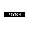 Peyton Street Sign Children Name Room Plate